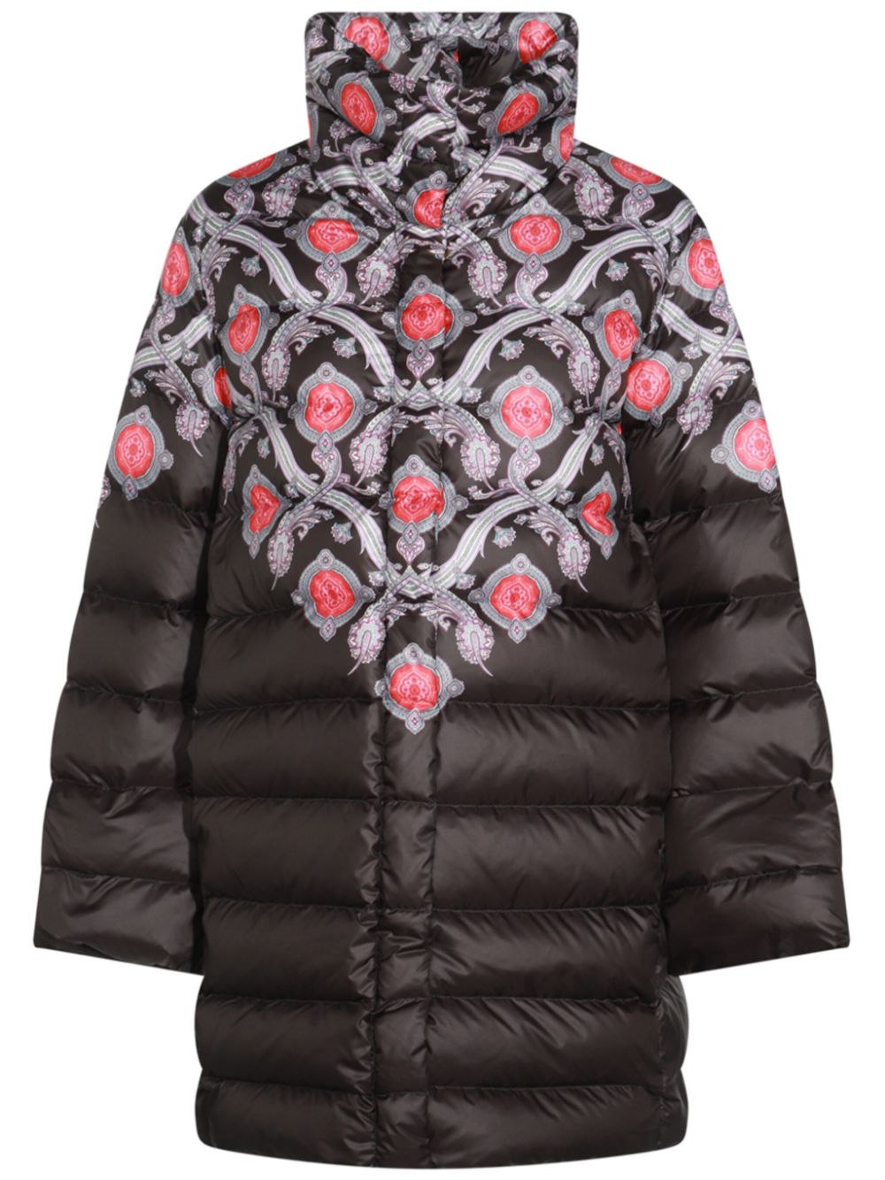 ETRO printed down coat - Black von ETRO