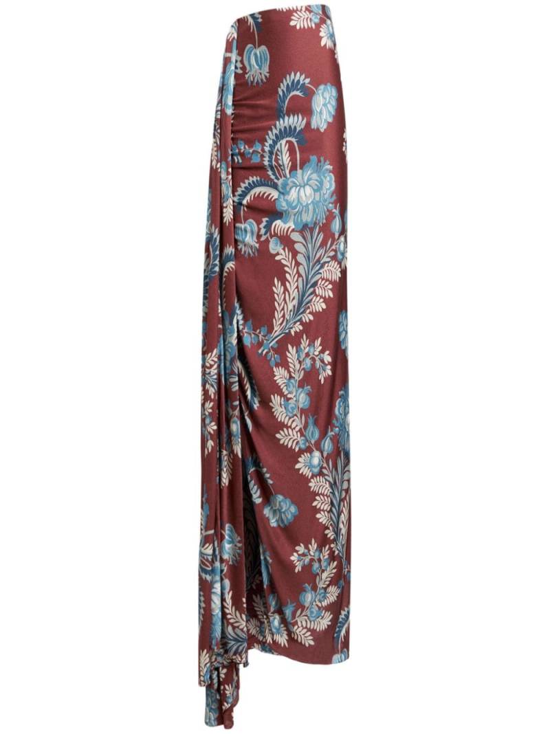 ETRO printed maxi skirt - Red von ETRO