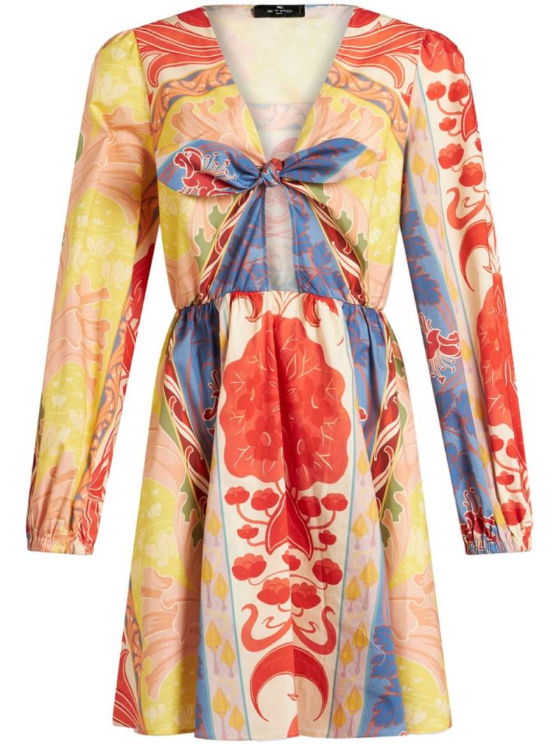 ETRO printed mini dress - Yellow von ETRO