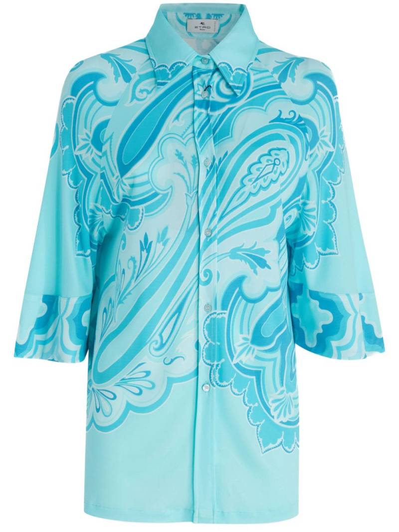 ETRO printed shirt - Blue von ETRO