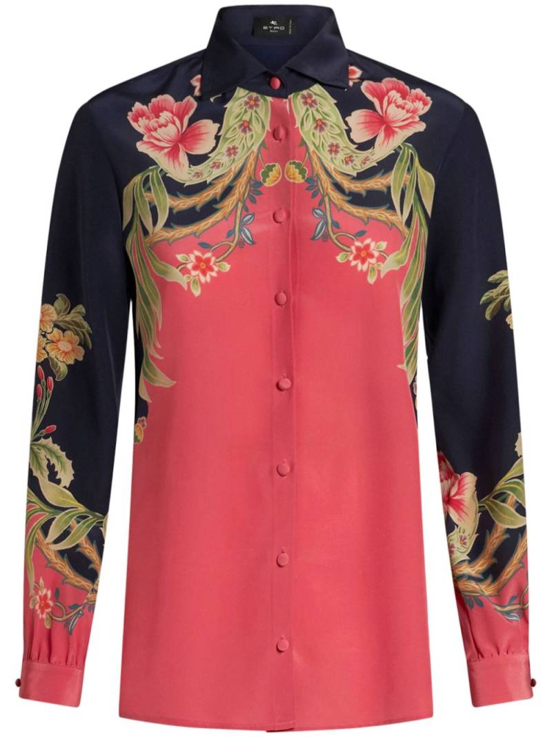 ETRO printed silk shirt - Pink von ETRO