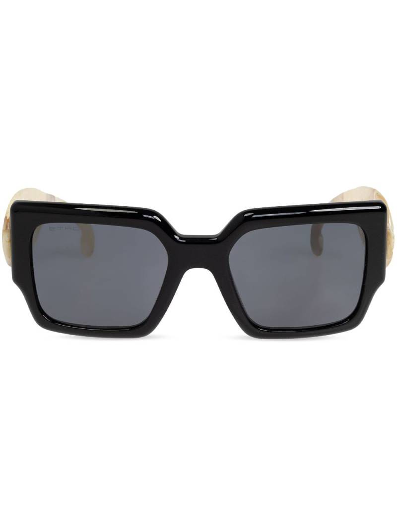 ETRO rectangle-frame sunglasses - Black von ETRO