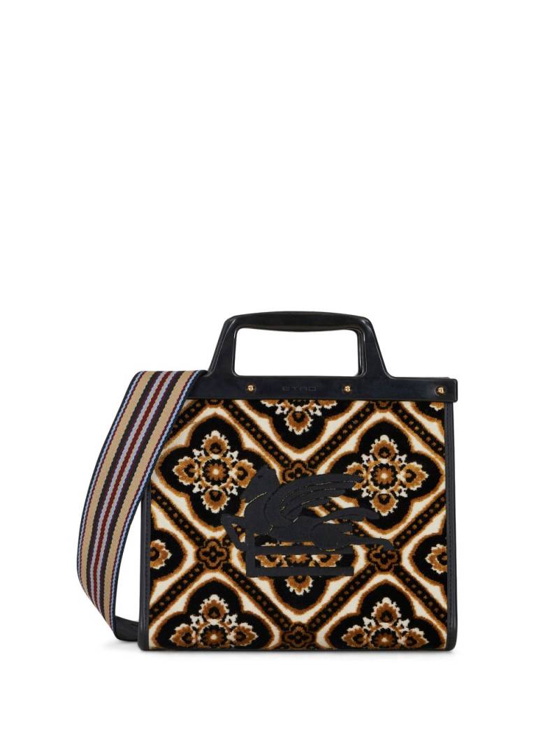 ETRO small Love Trotter jacquard tote bag - Neutrals von ETRO