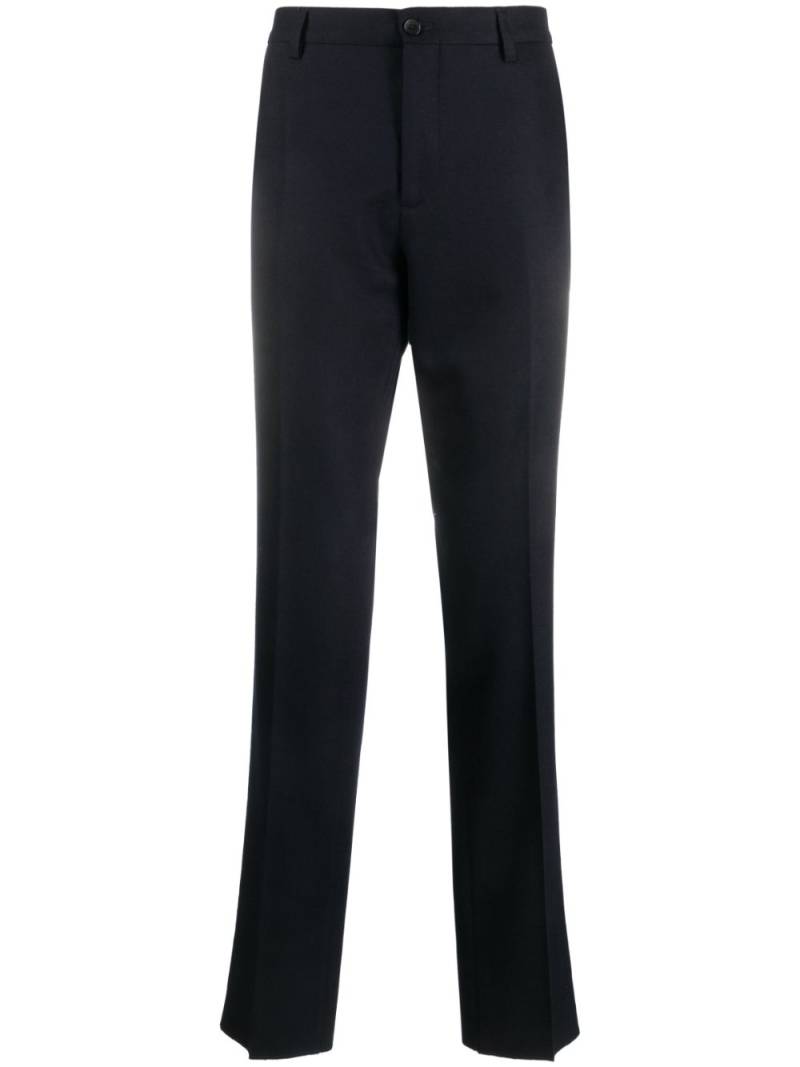 ETRO straight-leg virgin-wool tailored trousers - Blue von ETRO