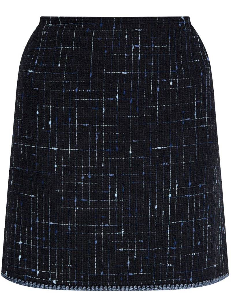 ETRO tweed skirt - Blue von ETRO