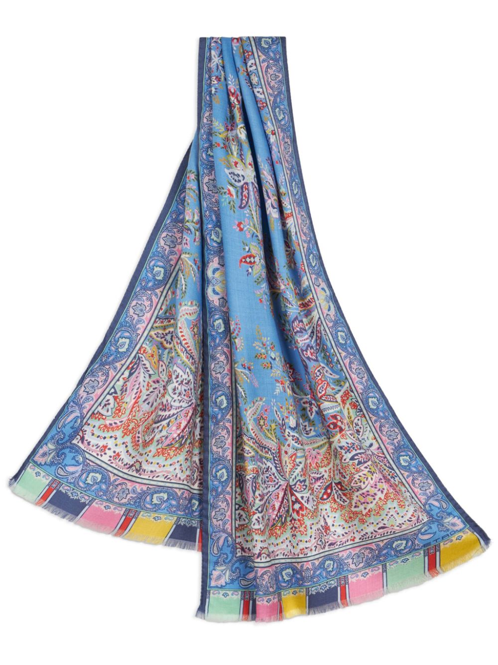 ETRO wool scarf - Blue von ETRO