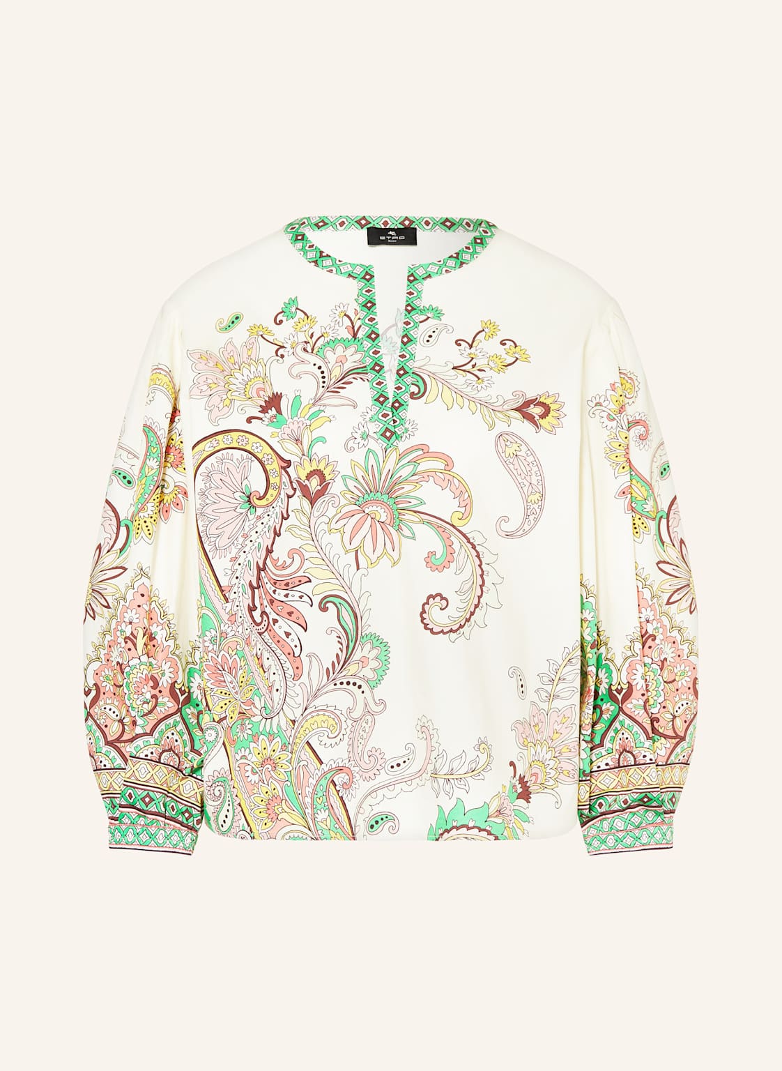 Etro Blusenshirt Mit 3/4-Arm beige Etro Blusenshirt Mit 3/4-Arm beige von ETRO