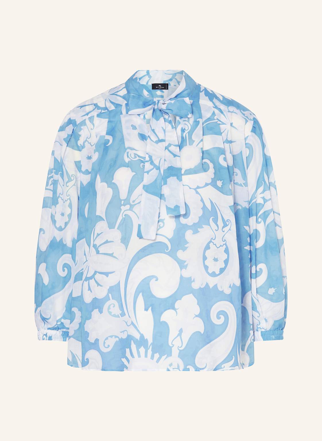 Etro Blusenshirt Mit Schluppe Und 3/4-Arm blau von ETRO