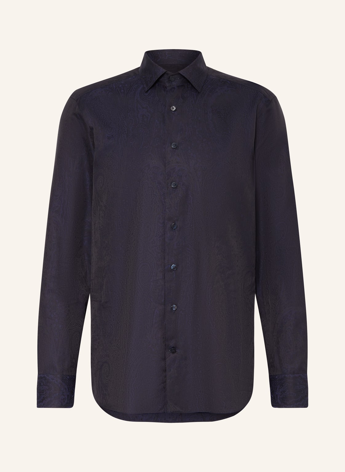 Etro Brokat-Hemd Slim Fit blau Etro Brokat-Hemd Slim Fit blau von ETRO