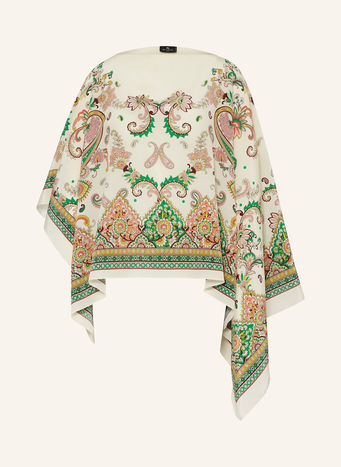 Etro Cape Aus Seide beige Etro Cape Aus Seide beige von ETRO