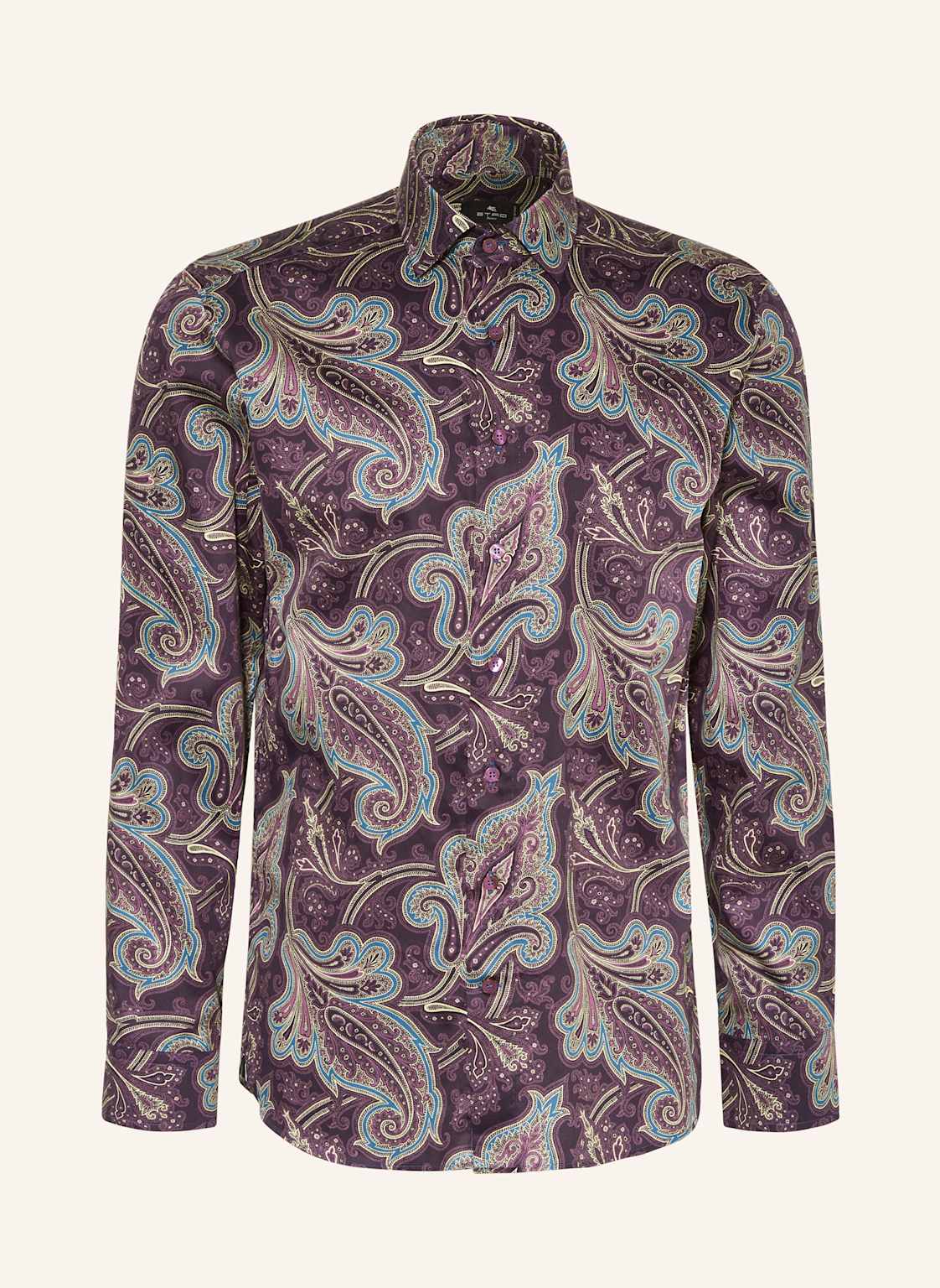 Etro Hemd Slim Fit lila von ETRO