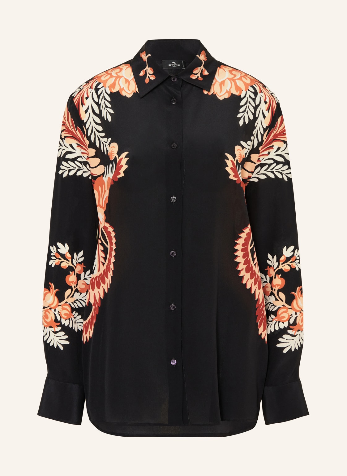 Etro Hemdbluse Aus Seide schwarz von ETRO