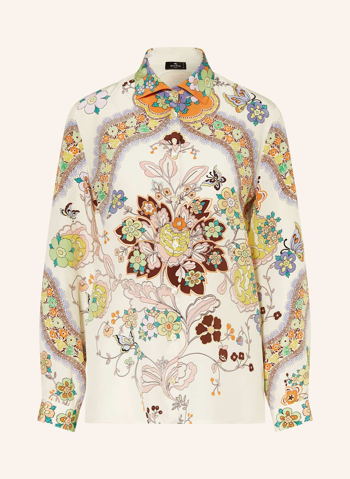 Etro Hemdbluse Aus Seide weiss Etro Hemdbluse Aus Seide weiss von ETRO