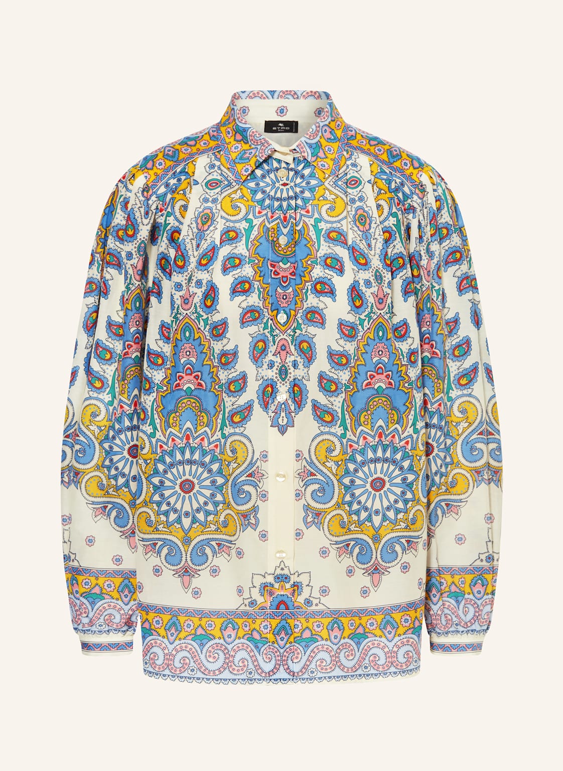 Etro Hemdbluse Mit Seide blau Etro Hemdbluse Mit Seide blau von ETRO