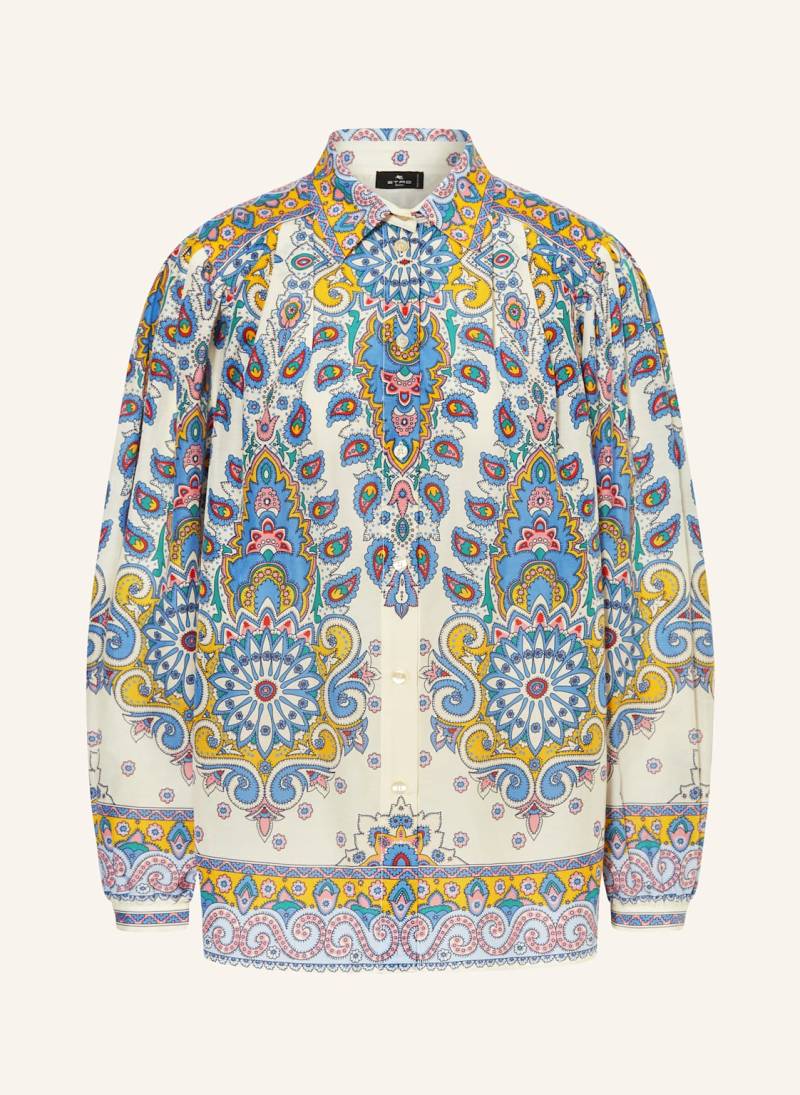 Etro Hemdbluse Mit Seide blau Etro Hemdbluse Mit Seide blau von ETRO