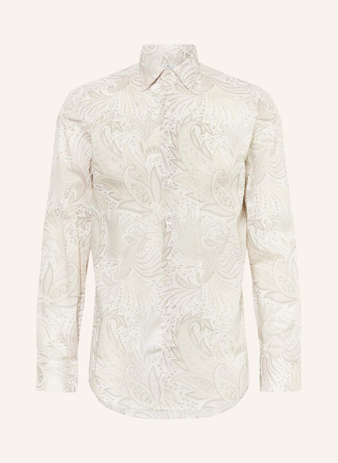 Etro Jacquard-Hemd Slim Fit weiss Etro Jacquard-Hemd Slim Fit weiss von ETRO