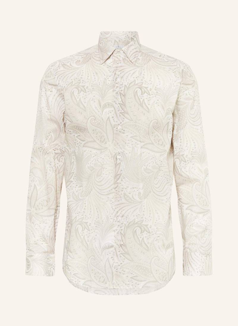 Etro Jacquard-Hemd Slim Fit weiss von ETRO