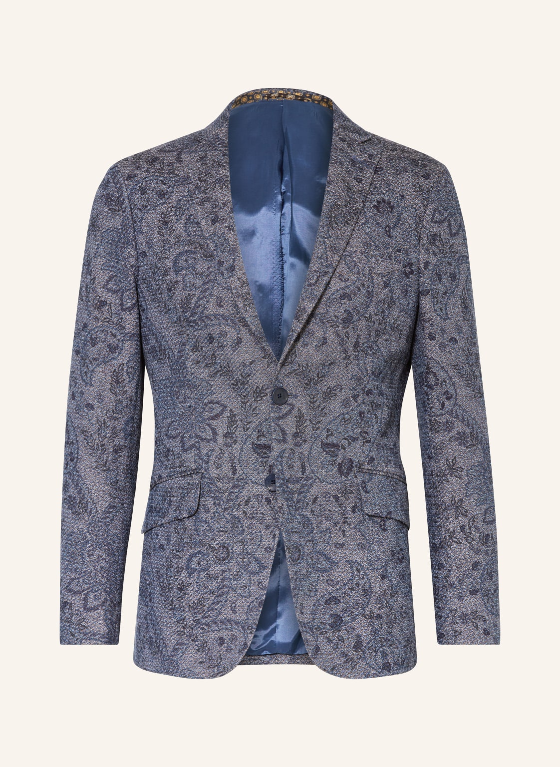 Etro Jacquard-Sakko Extra Slim Fit blau von ETRO