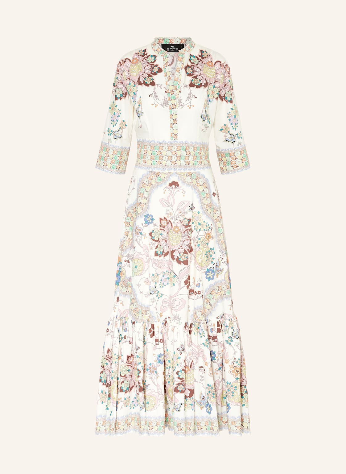 Etro Kleid Mit 3/4-Arm weiss Etro Kleid Mit 3/4-Arm weiss von ETRO