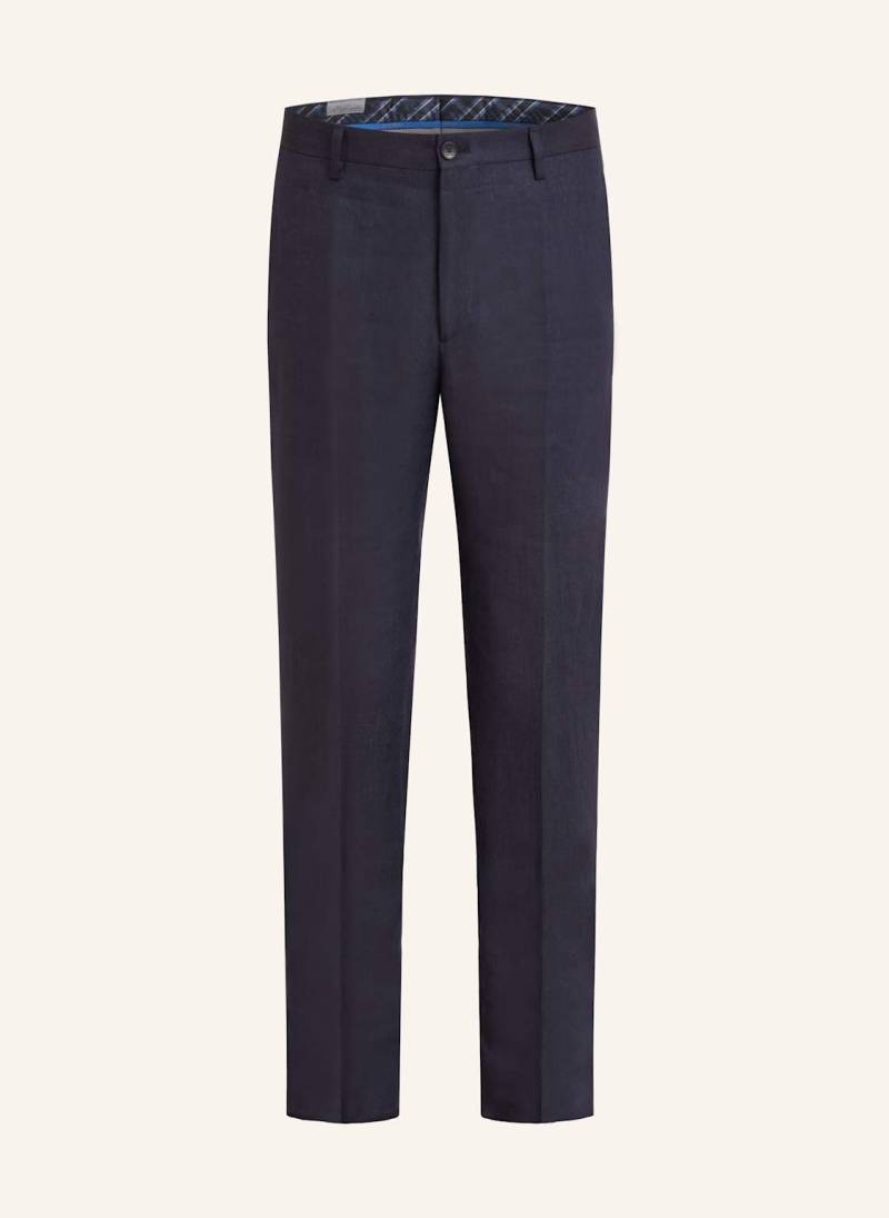 Etro Leinenhose Regular Fit blau von ETRO