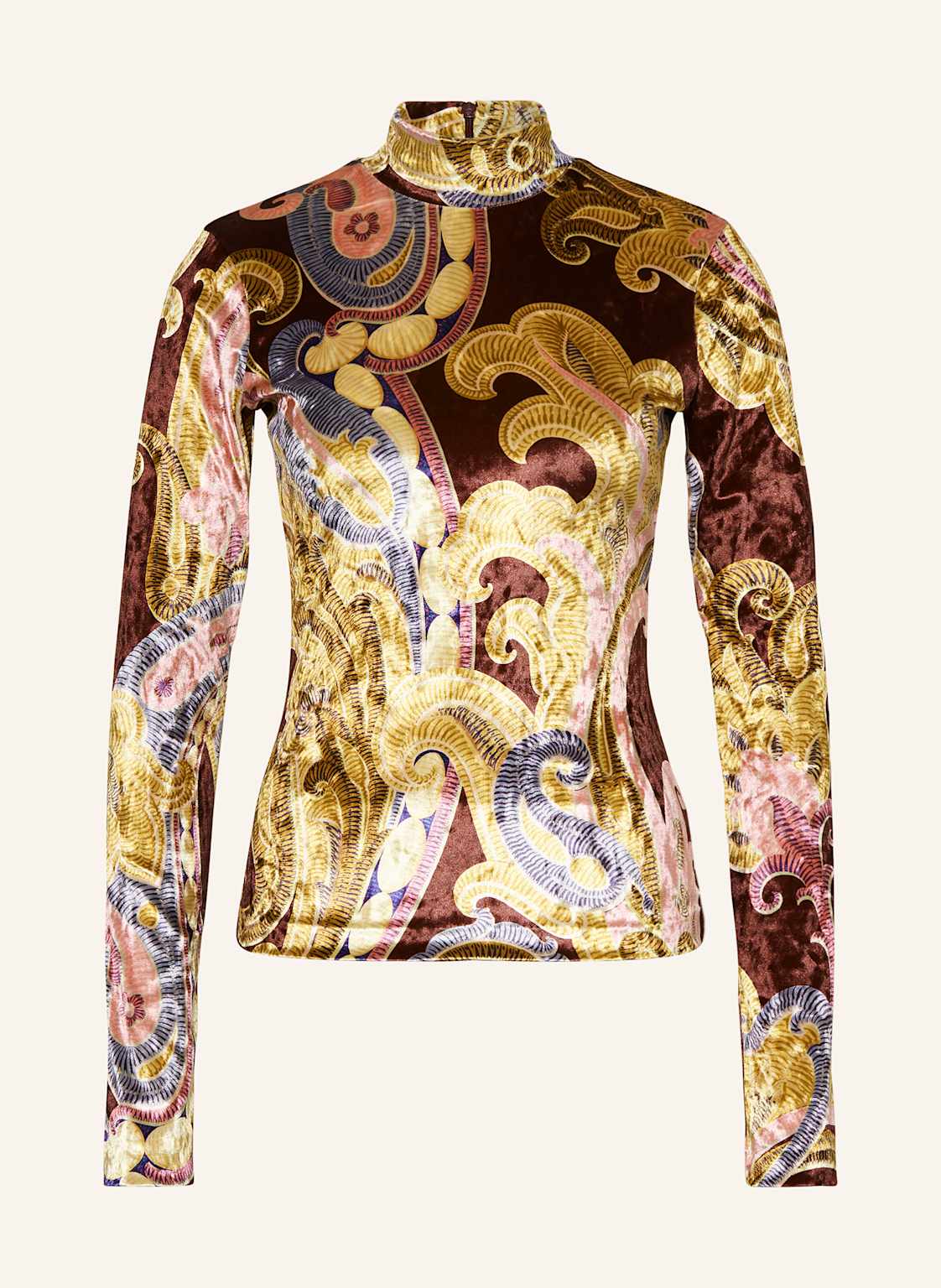 Etro Longsleeve Aus Samt gelb von ETRO