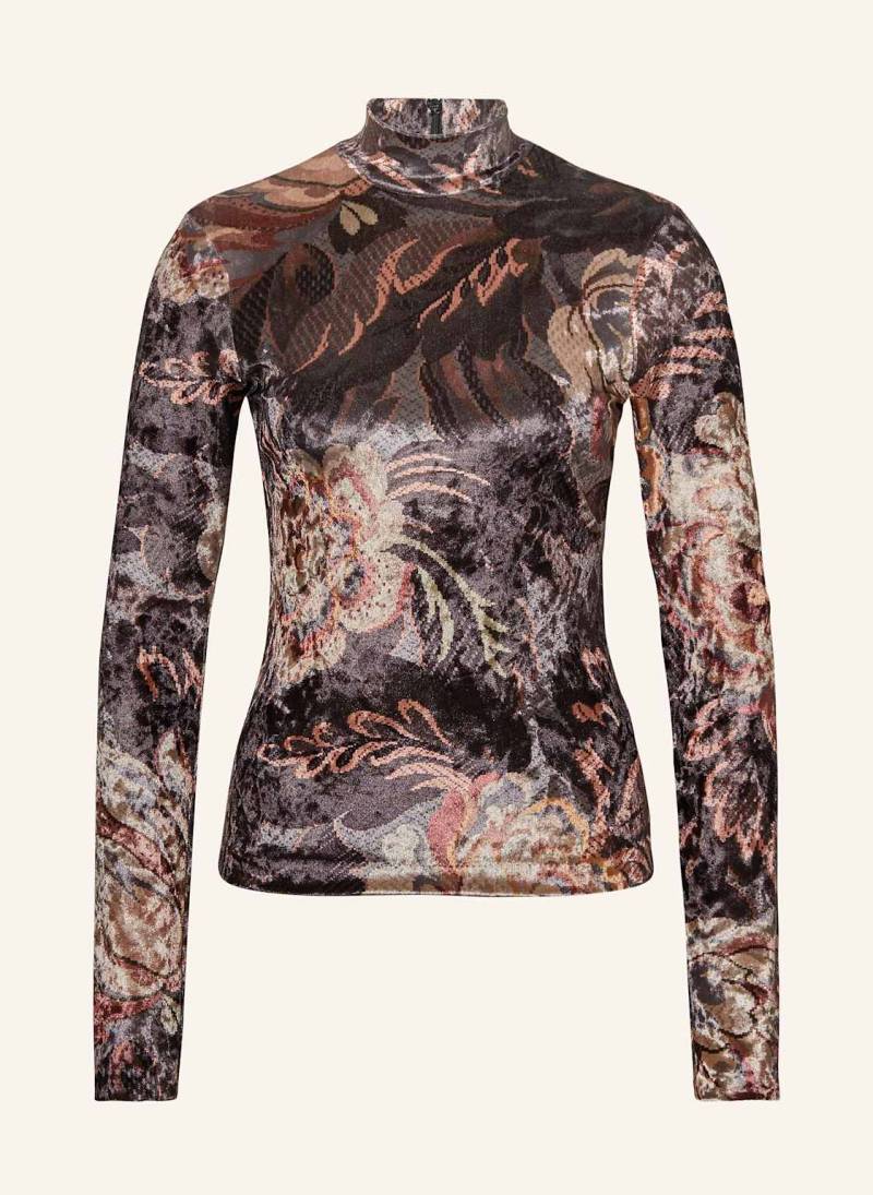 Etro Longsleeve Aus Samt schwarz von ETRO