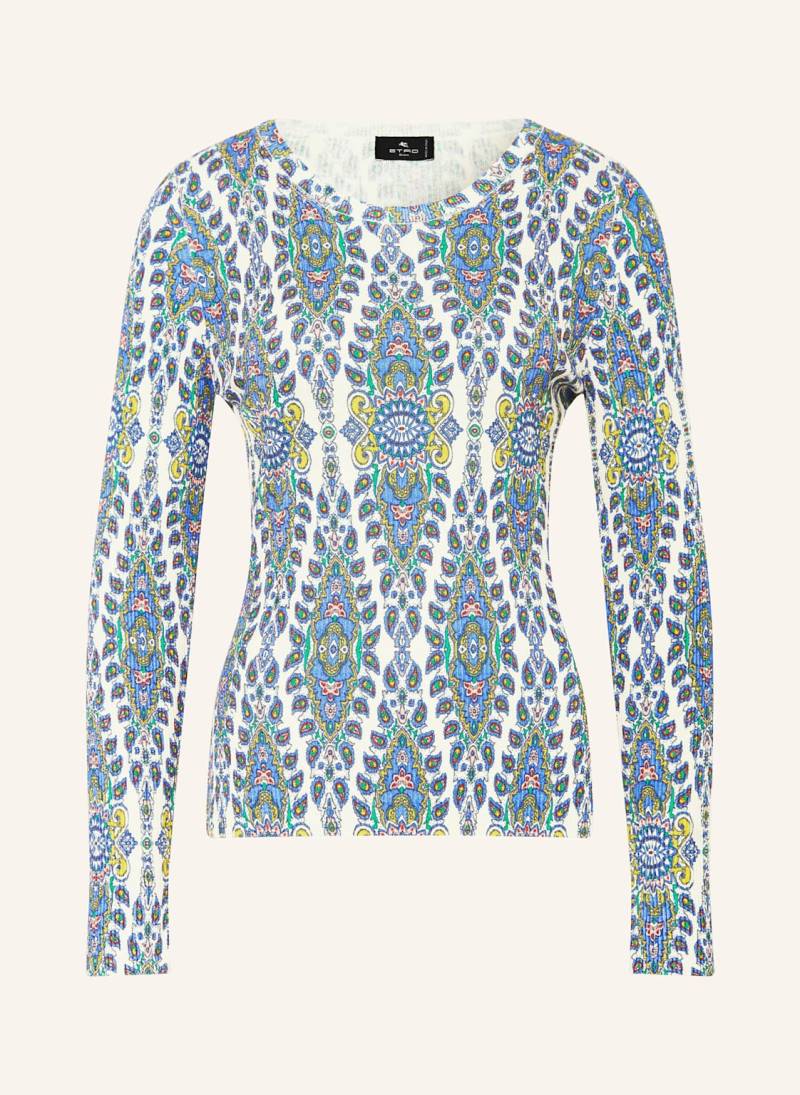 Etro Longsleeve Mit Seide blau von ETRO