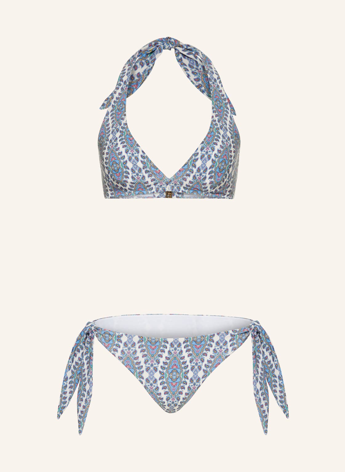 Etro Neckholder-Bikini blau Etro Neckholder-Bikini blau von ETRO