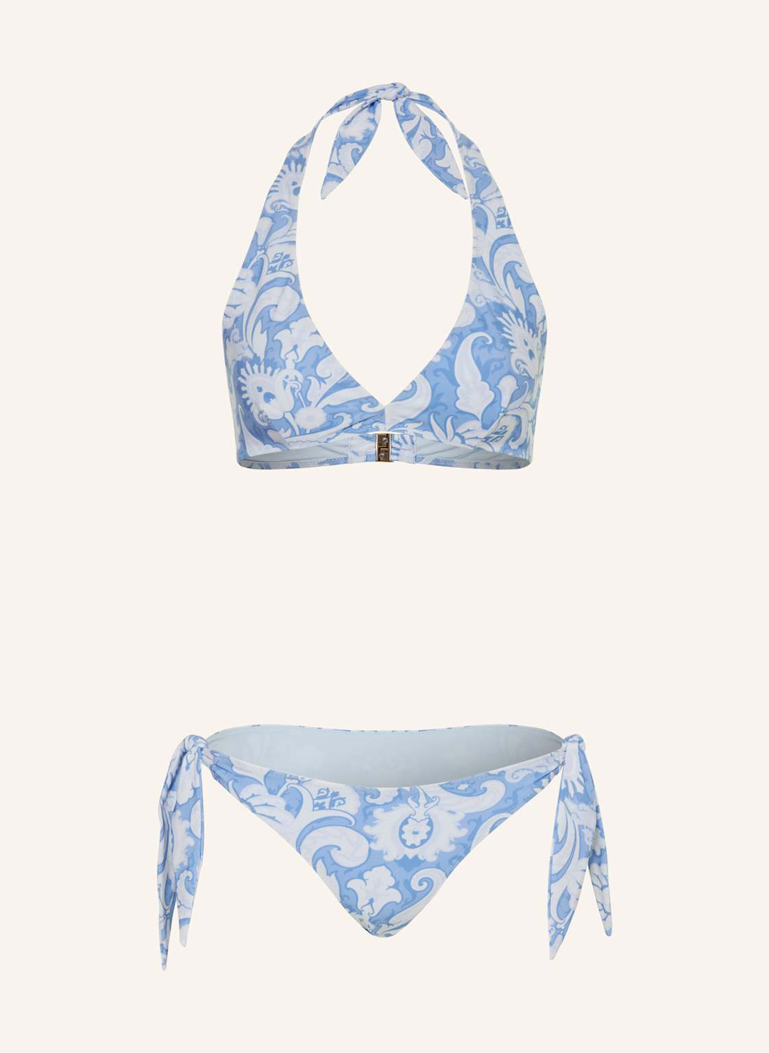 Etro Neckholder-Bikini blau von ETRO