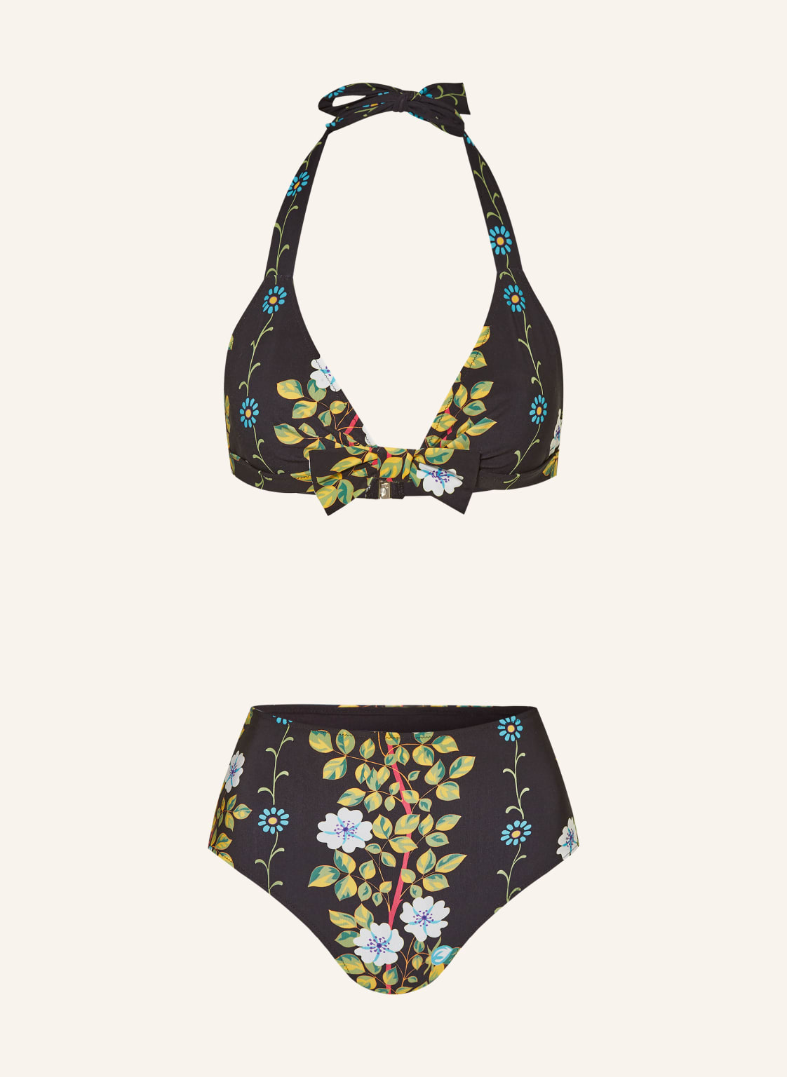 Etro Neckholder-Bikini schwarz Etro Neckholder-Bikini schwarz von ETRO