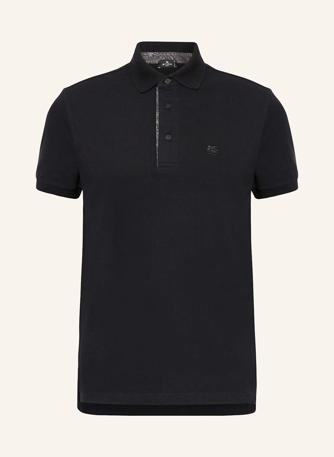 Etro Piqué-Poloshirt schwarz von ETRO