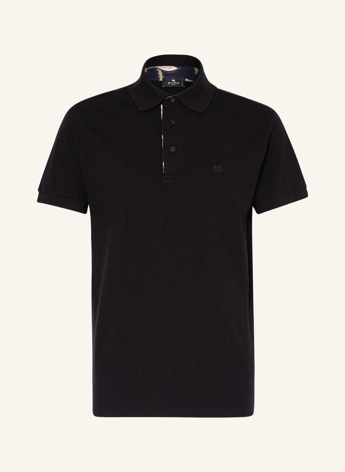 Etro Piqué-Poloshirt schwarz von ETRO