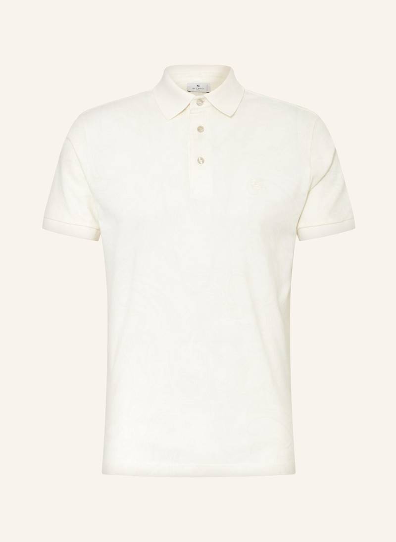 Etro Piqué-Poloshirt weiss von ETRO