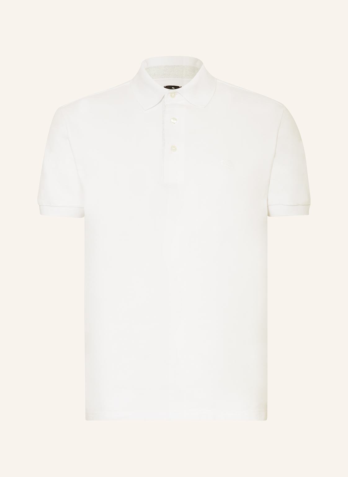 Etro Piqué-Poloshirt weiss von ETRO