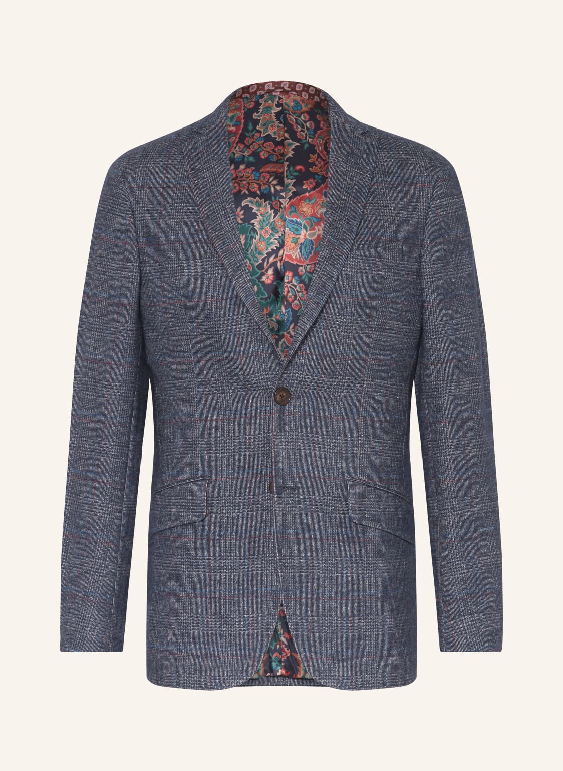 Etro Sakko Extra Slim Fit Mit Seide blau von ETRO