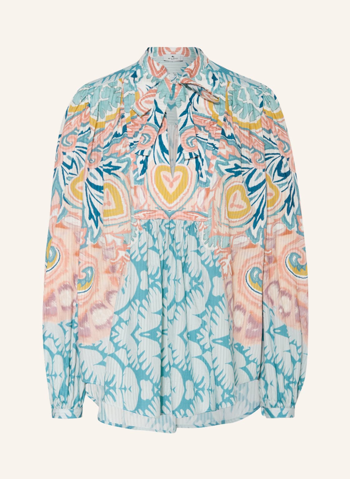 Etro Schluppenbluse blau Etro Schluppenbluse blau von ETRO