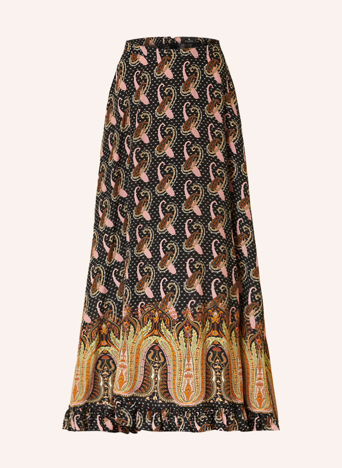 Etro Seidenrock Mit Rüschen schwarz Etro Seidenrock Mit Rüschen schwarz von ETRO
