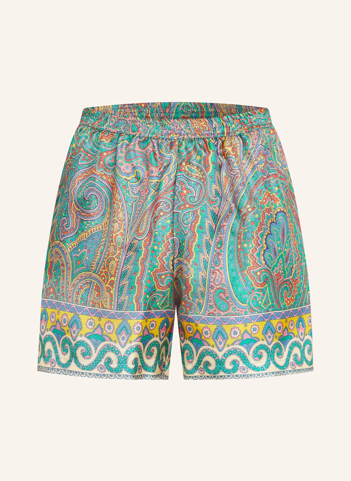 Etro Seidenshorts blau von ETRO