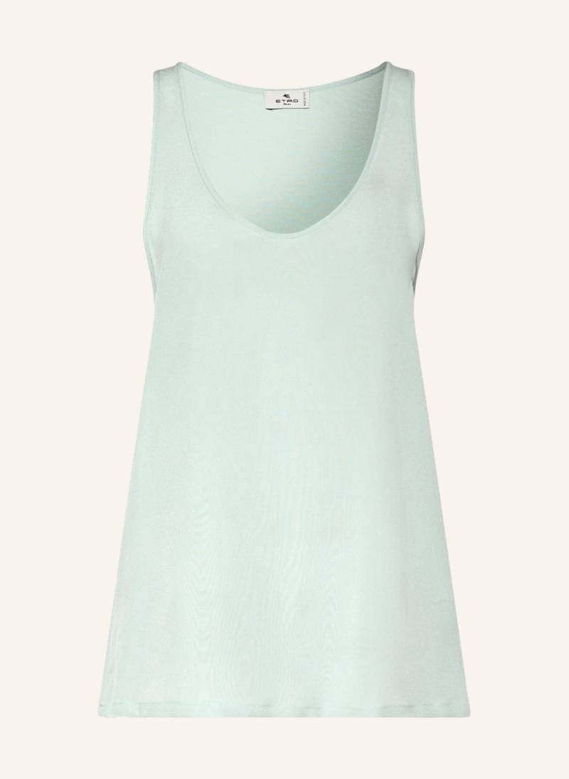 Etro Seidentop blau Etro Seidentop blau von ETRO