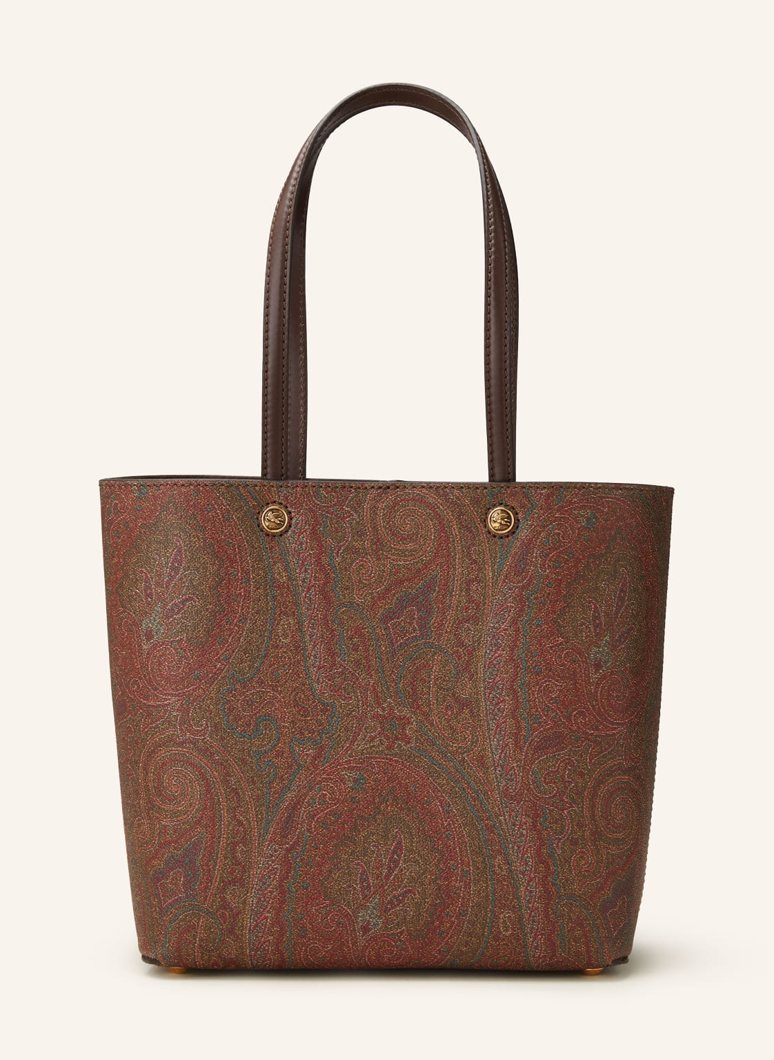 Etro Shopper Small Mit Pouch braun von ETRO