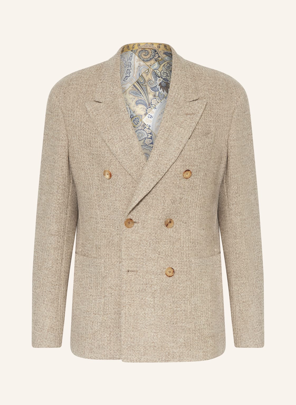 Etro Stricksakko Slim Fit beige von ETRO