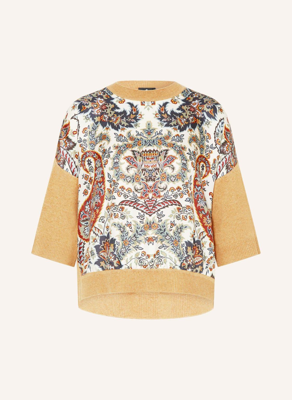 Etro Strickshirt Im Materialmix beige Etro Strickshirt Im Materialmix beige von ETRO