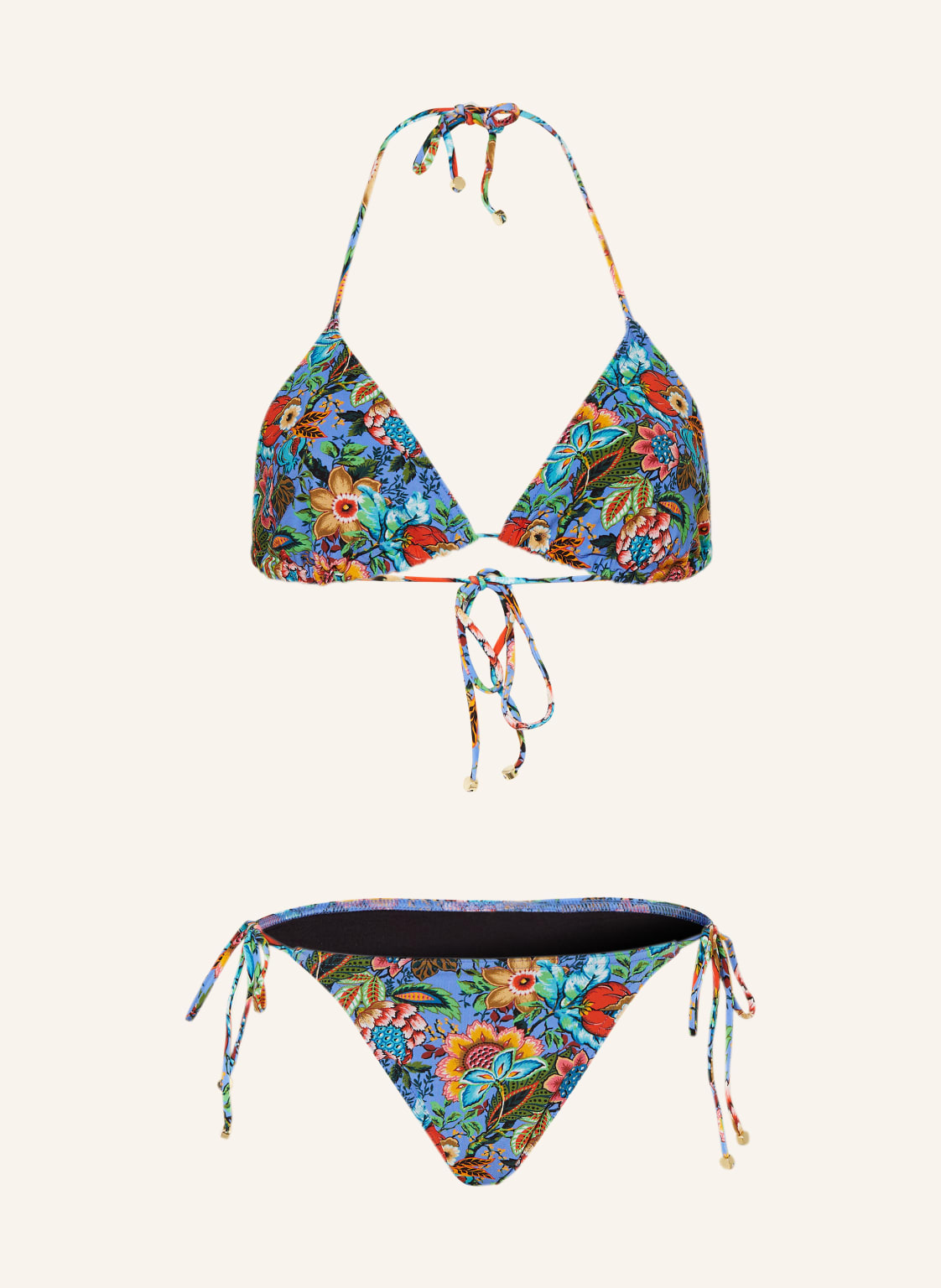 Etro Triangel-Bikini blau von ETRO