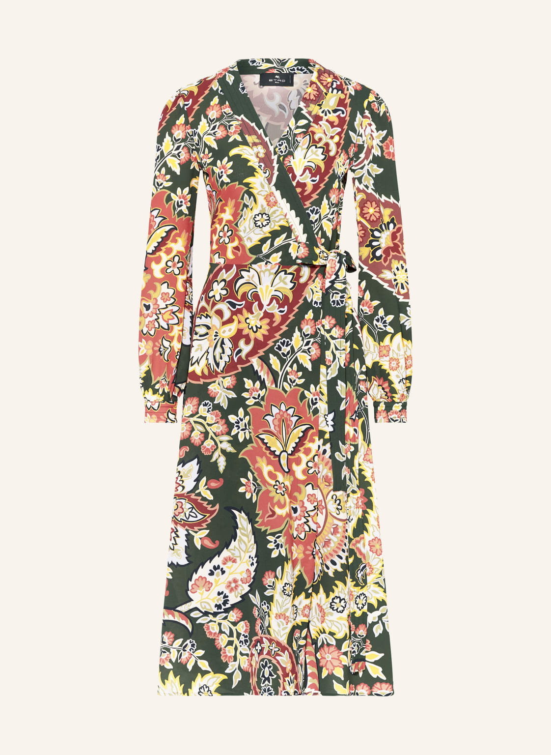 Etro Wickelkleid gruen Etro Wickelkleid gruen von ETRO
