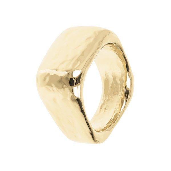 Mirage Square Ring Damen Gelbgold 56 von ETRUSCA GIOIELLI