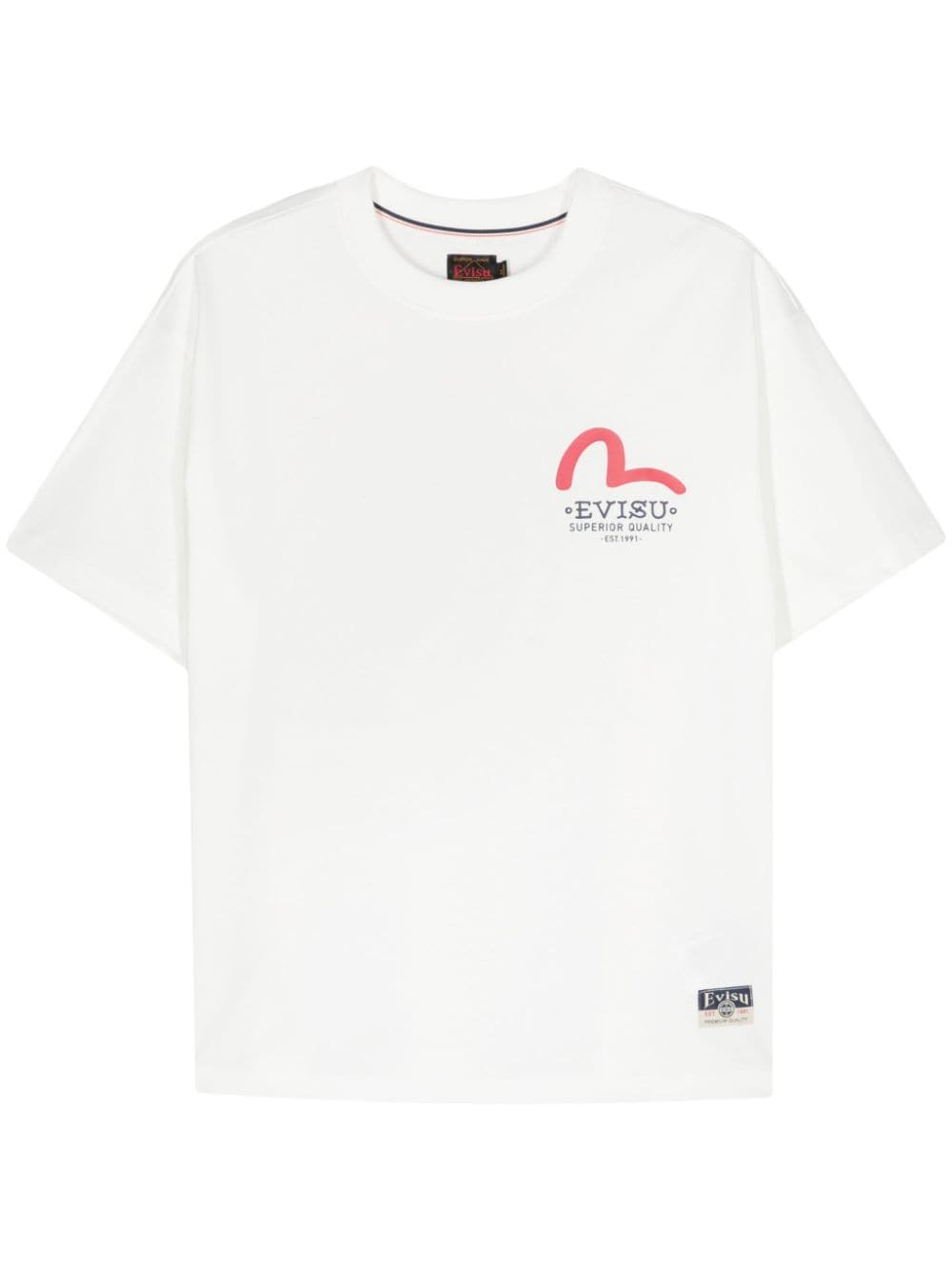 EVISU Godhead Daicock cotton T-shirt - White von EVISU