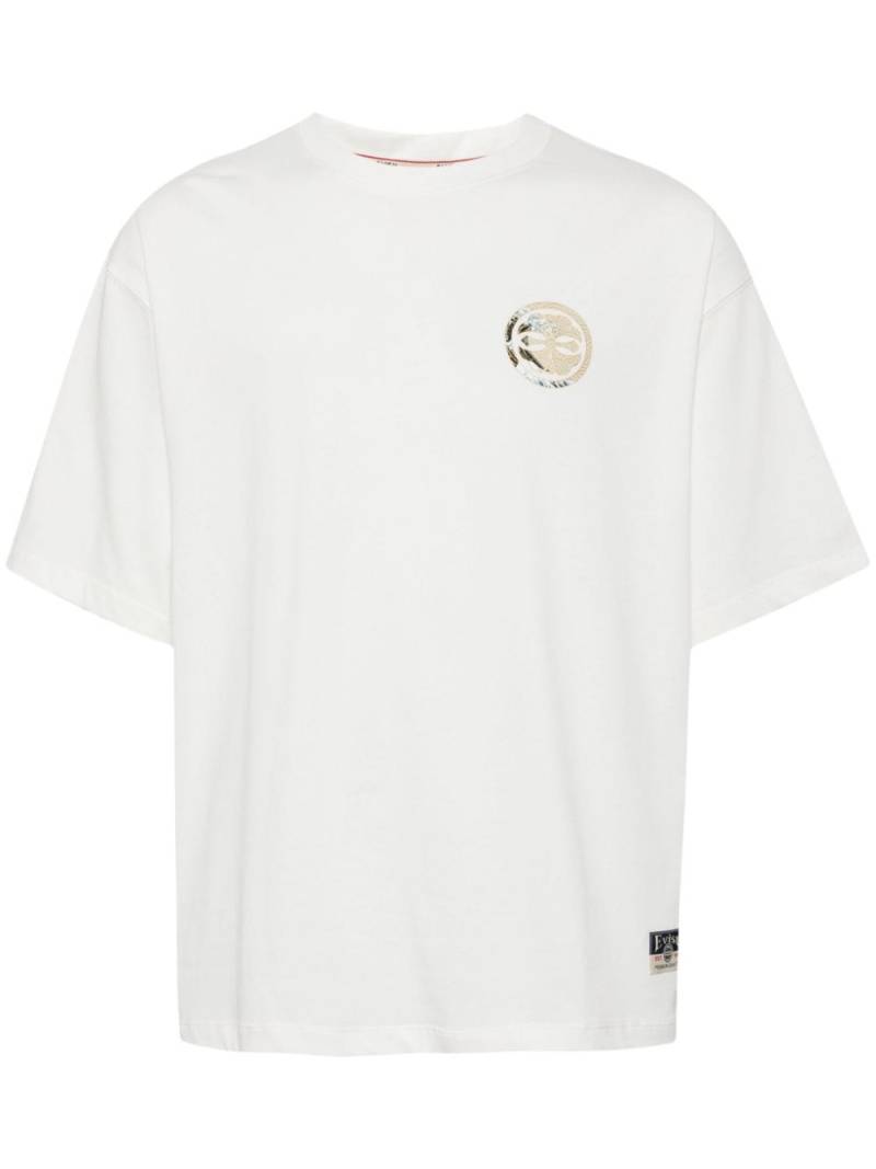 EVISU Great Wave Daicock-print cotton T-shirt - White von EVISU