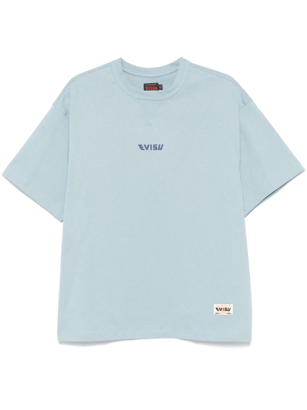 EVISU logo-print T-shirt - Blue von EVISU