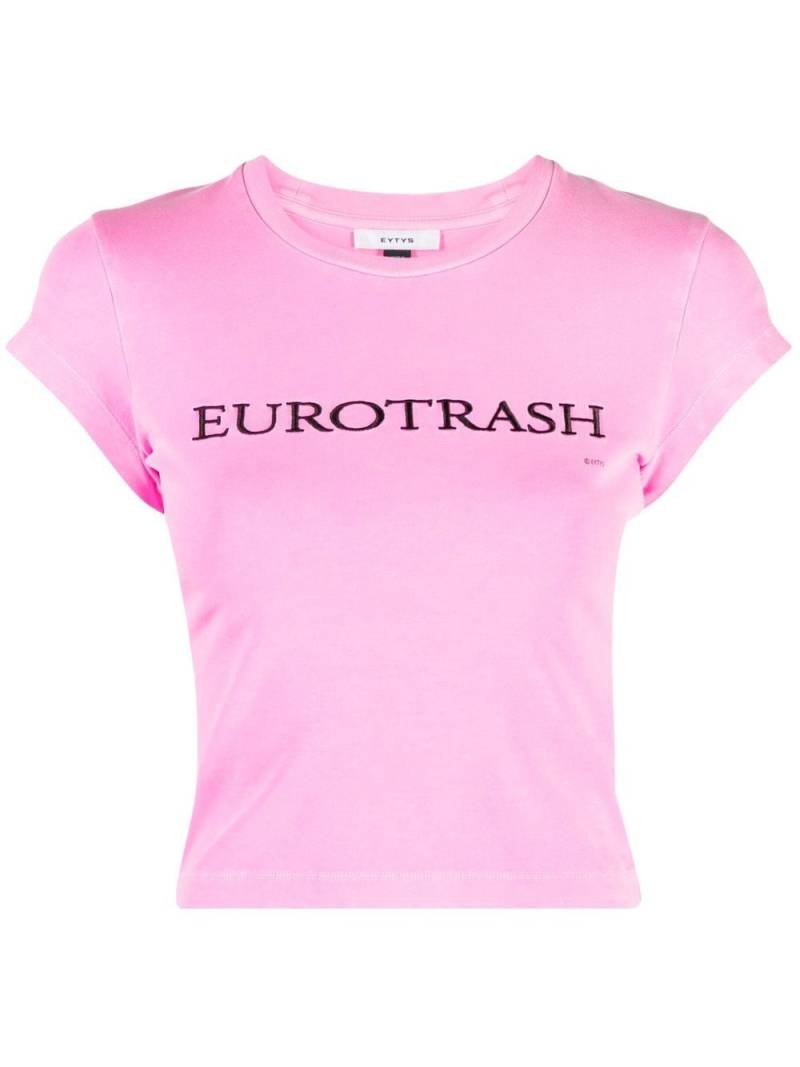 EYTYS Zion slogan print T-shirt - Pink von EYTYS