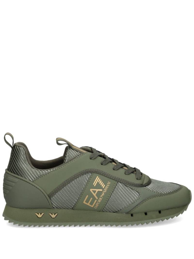 Ea7 Emporio Armani Black & White sneakers - Green von Ea7 Emporio Armani